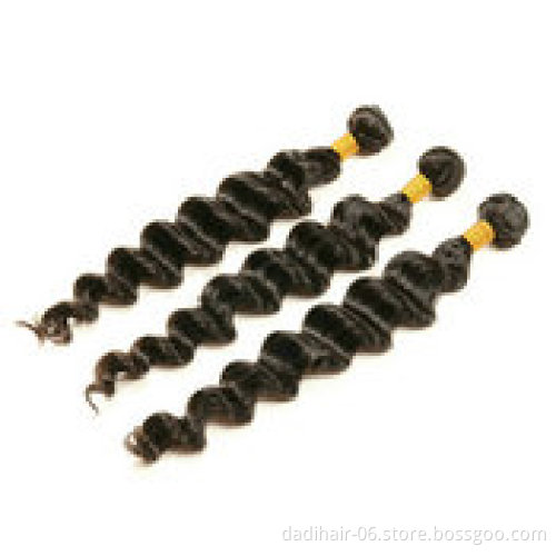 Adorable Ocean Water Wave Human Hair 7A Unprocessed hair bulk Tangle Free loose deep curly remy hair